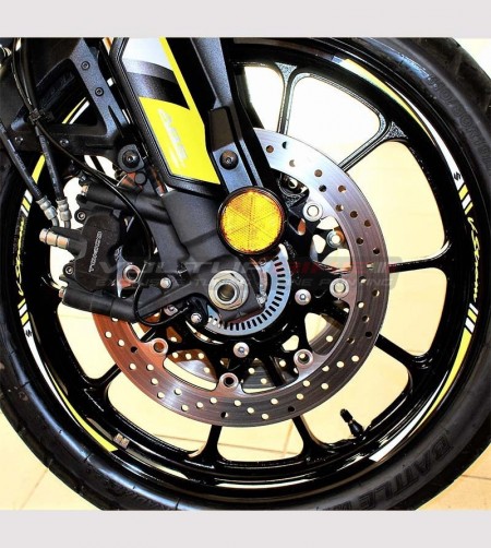 Customizable stickers for wheels - Suzuki V-strom 