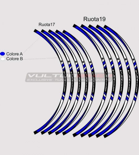 Adesivi personalizzabili per ruote - Suzuki V-strom 