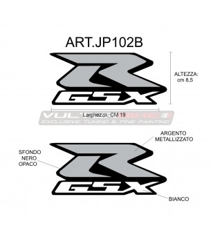 Autocollants carénages latéraux - Suzuki GSX R 1000 