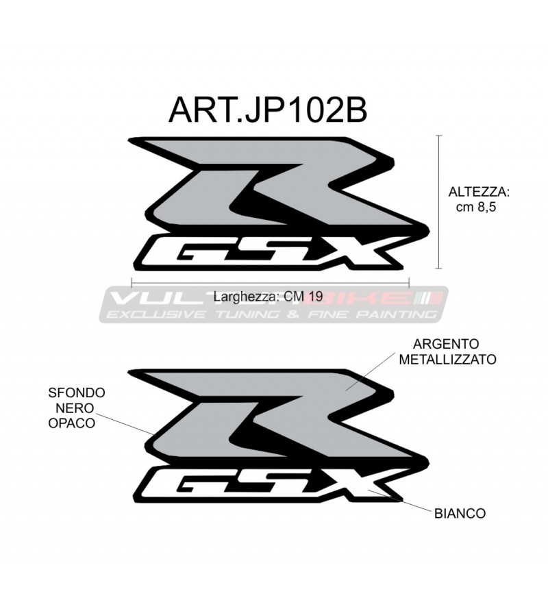 Aufkleber für Seitenverkleidungen - Suzuki GSX R 1000 