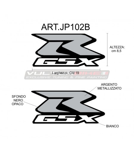Stickers for side fairings - Suzuki GSX R 1000 