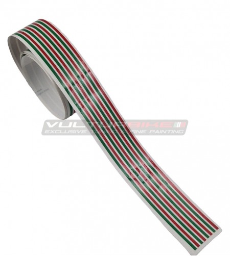 Kit adesivi - strisce tricolore per decorazioni varie 
