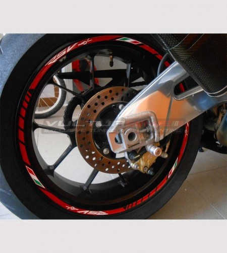 Pegatinas personalizables para ruedas - Aprilia RSV4 