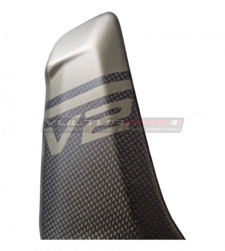 Cover radiatore in carbonio personalizzate Storm Green - Ducati Streetfighter V2 
