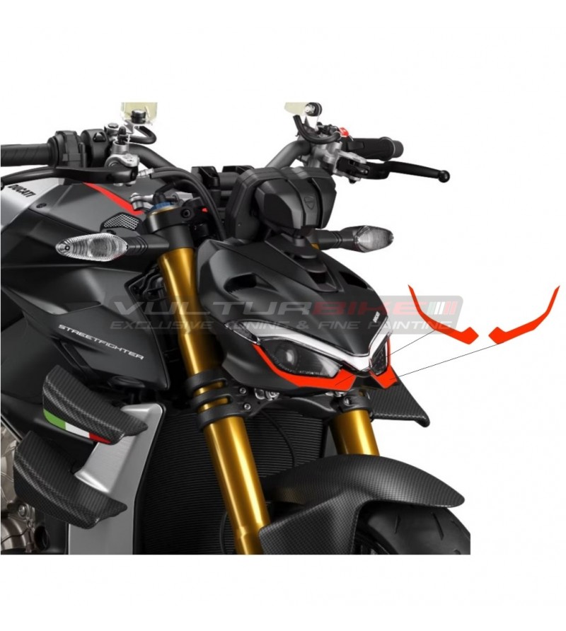 Adhesive profiles for headlight bulkhead - Ducati Streetfighter V4 / V4S / SP / V2