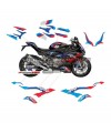 Kit adesivi replica BMW M1000RR per S1000RR 2019 / 2022 nera