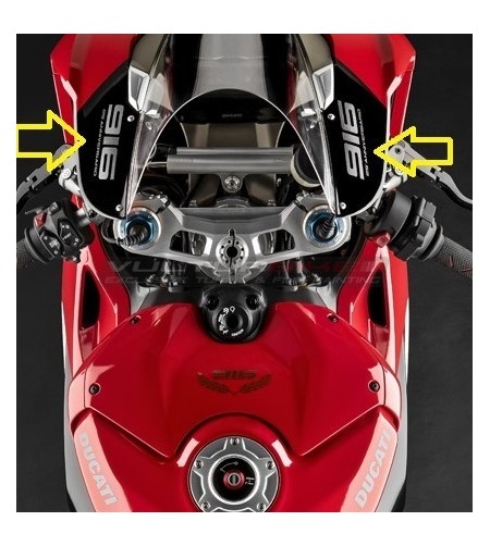 Calcomanías originales Ducati 916 25 aniversario Panigale v4 Fogarty