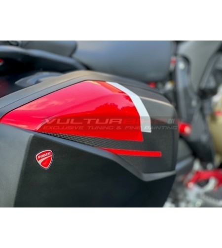 Custom Carbon Koffer Abdeckung - Ducati Multistrada V4 / Pikes Peak / Rally