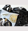 Adesivi per carene laterali oro - Yamaha R1 2009/14 