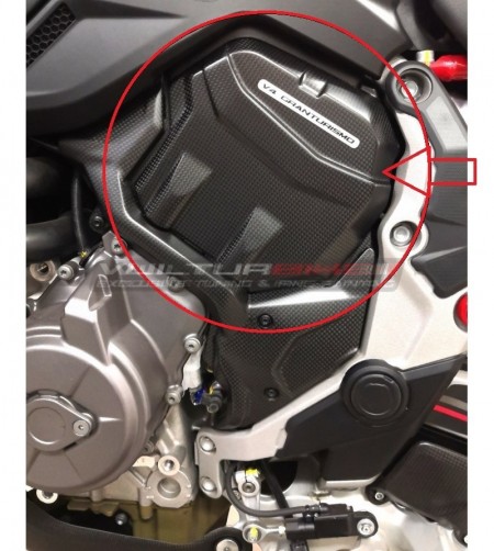 Couvercle moteur en carbone - Ducati Multistrada V4 