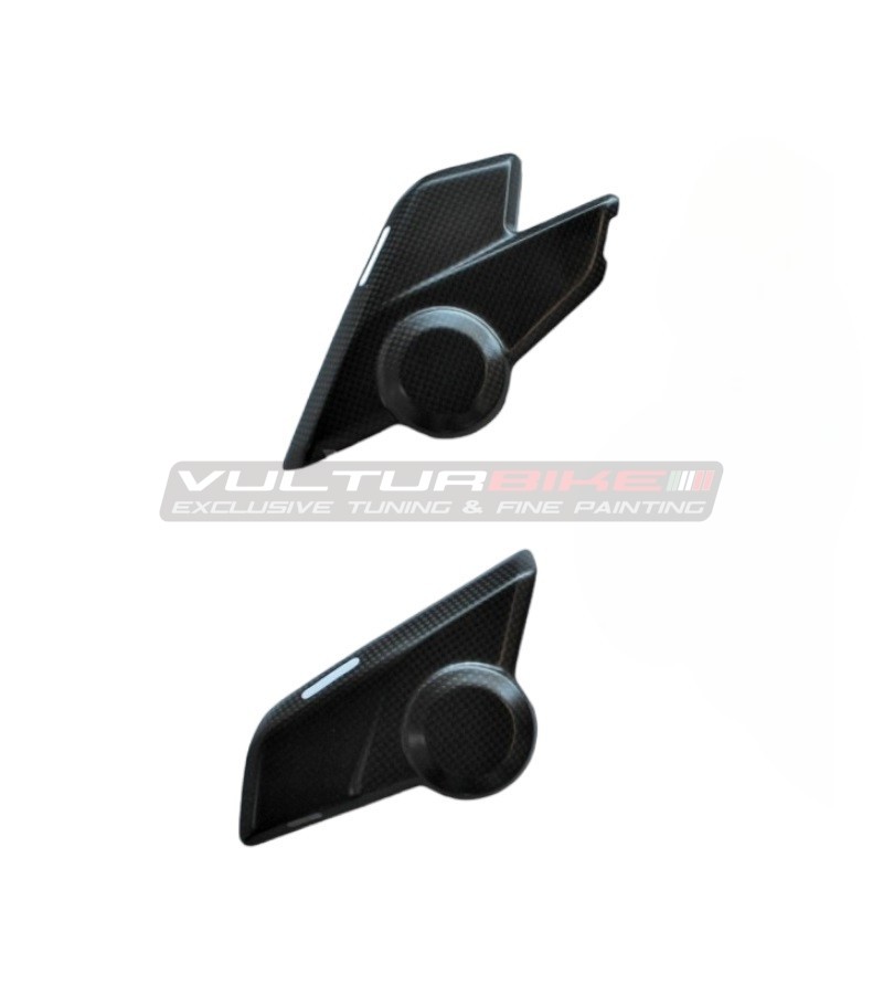 Carbon Fiber Frame Bottom Covers - Ducati Multistrada V4 