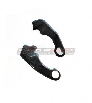 Carbon Fiber Frame Top Covers - Ducati Multistrada V4 / V4S / Rally / RS 
