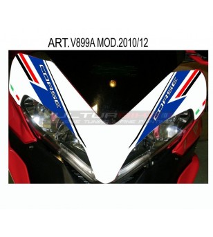 Farbiger Windschutzscheibenaufkleber - Ducati Multistrada 1200 2010 / 2014 