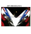 Autocollant de couleur pour bulle - Ducati Multistrada 1200 2010 / 2014 