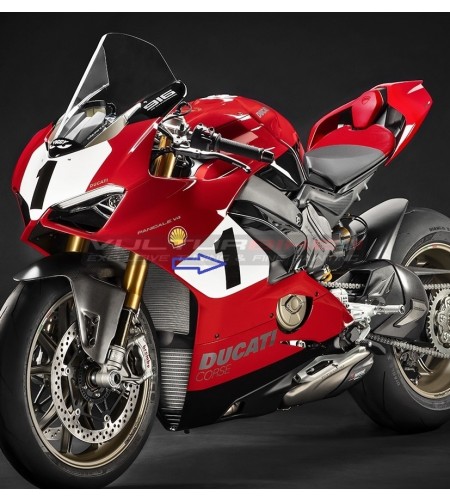 Aufkleber Nummer 1 rechts Ducati Panigale V4 916 Fogarty 25 Jahre Jubiläum