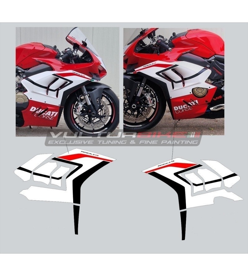 Kit de pegatinas para laterales de nuevo color - Ducati Panigale V4