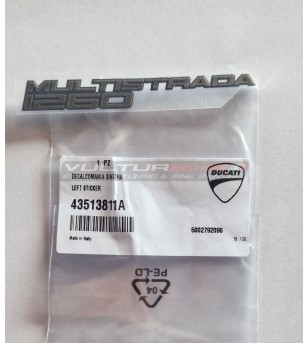 Decalcomania ORIGINALE sinistra Ducati Multistrada 1260