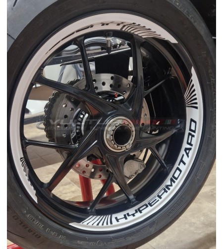Kit adesivi per ruote fascia larga - Ducati Hypermotard 