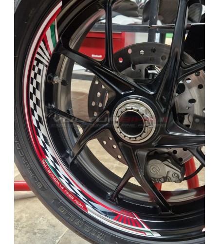 Sticker kit for Ducati Multistrada V4 Pikes Peak wheels
