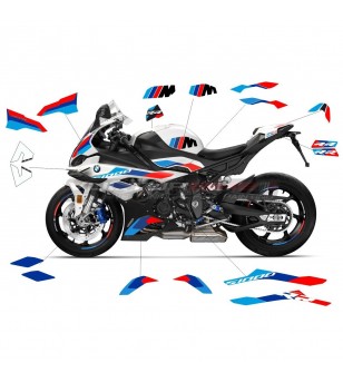 Jeu d’autocollants personnalisé pour Bmw S1000RR blanc