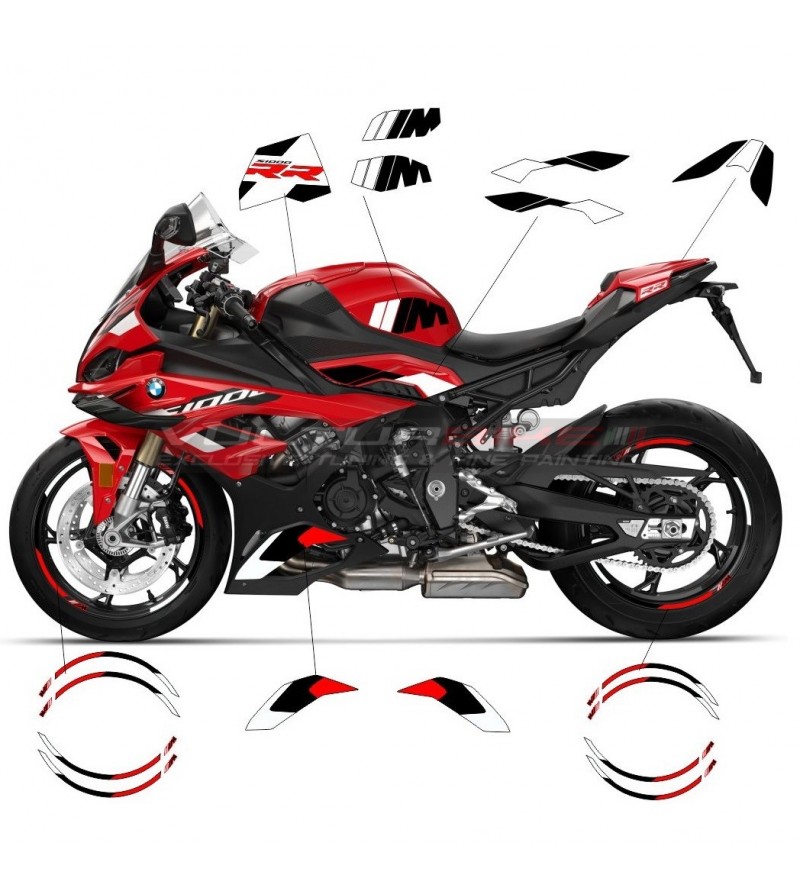 Kit de pegatinas de diseño personalizado para Bmw S1000RR