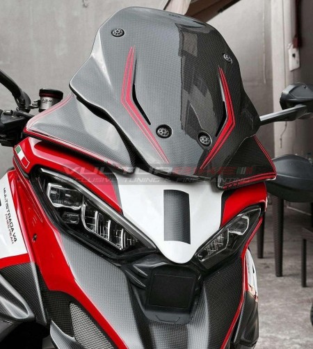 Déflecteurs latéraux en carbone personnalisés - Ducati Multistrada V4 / V4S / Rallye