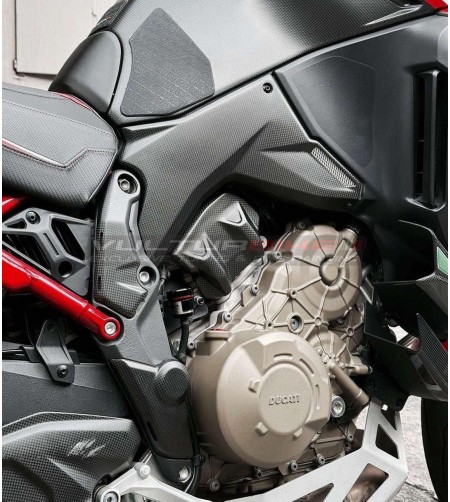Carbon Fiber Frame Cover - Ducati Multistrada V4 