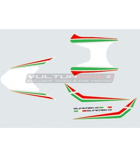 Personalised tricolour stickers - Ducati Panigale 959/1299