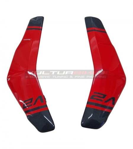 Cover radiatore in carbonio design personalizzato - Ducati Streetfighter V2 