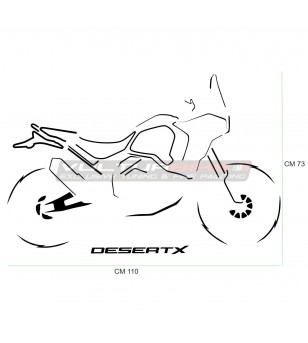 Sticker mural - Ducati DesertX 