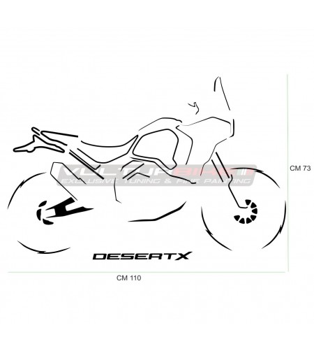 Vinilo de pared - Ducati DesertX 