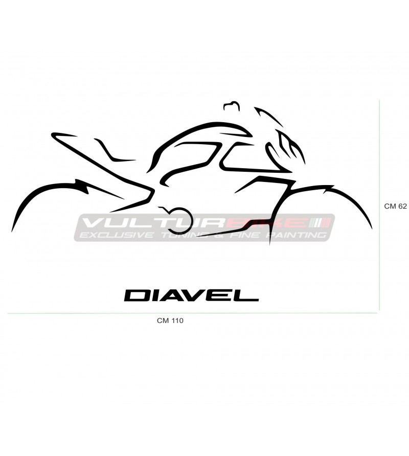 Vinilo de pared - Ducati Diavel 