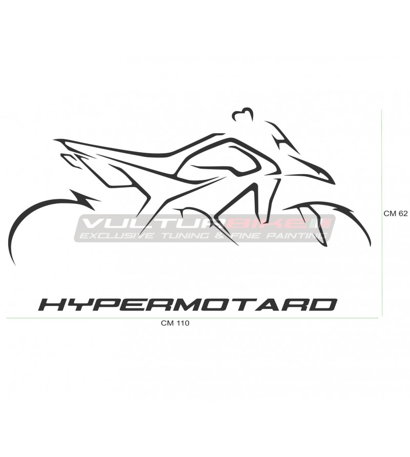Vinilo de pared - Ducati Hypermotard 