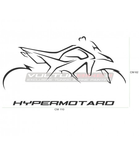 Adesivo da parete - Ducati Hypermotard 