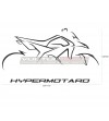 Wall sticker - Ducati Hypermotard 