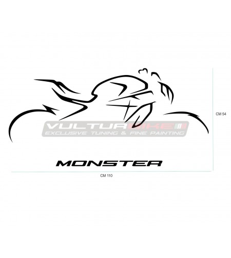 Adesivo da parete - Ducati Monster