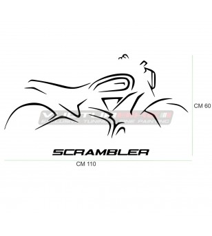 Wall sticker - Ducati Scrambler 