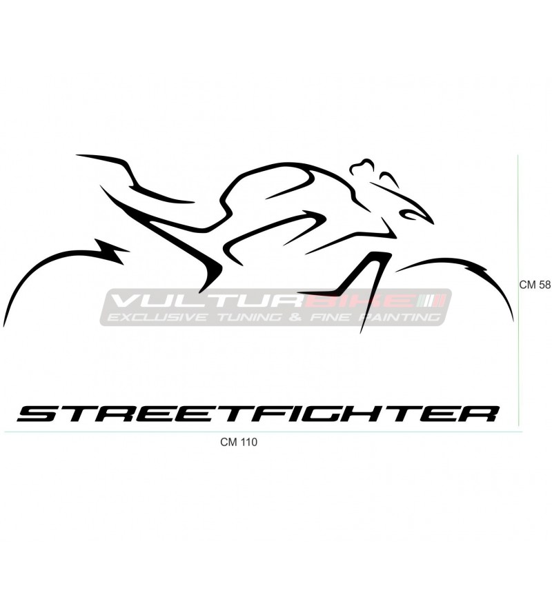 Sticker mural - Ducati Streetfighter 