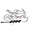 Adesivo da parete - BMW S1000RR 