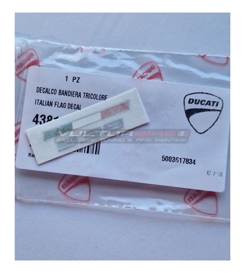 Decalcomania originale bandiera tricolore Ducati Hypermotard 939 