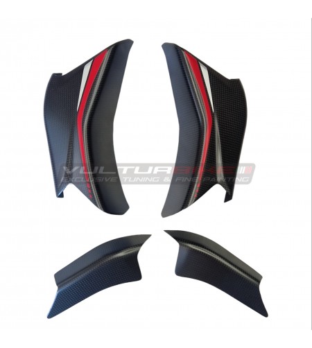 Custom design carbon flap cover - Ducati Multistrada V4 / Rally 