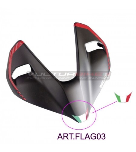 Adesivo bandiera per cupolino piccolo - Ducati Streetfighter V4 / V2