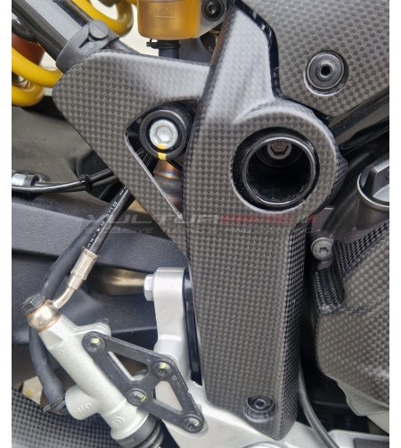 Carbon frame protectors for Ducati DesertX