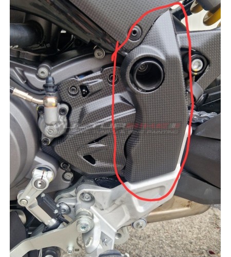 Protecteurs de cadre en carbone pour Ducati DesertX