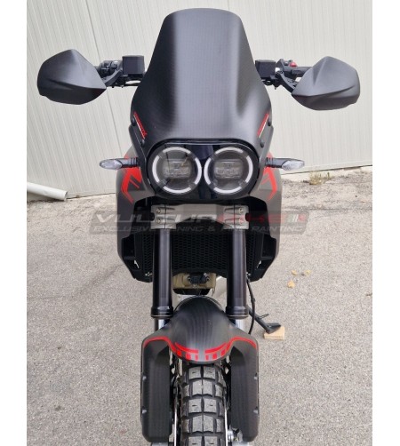 Paar verlängerte Carbon-Handprotektoren für Ducati DesertX