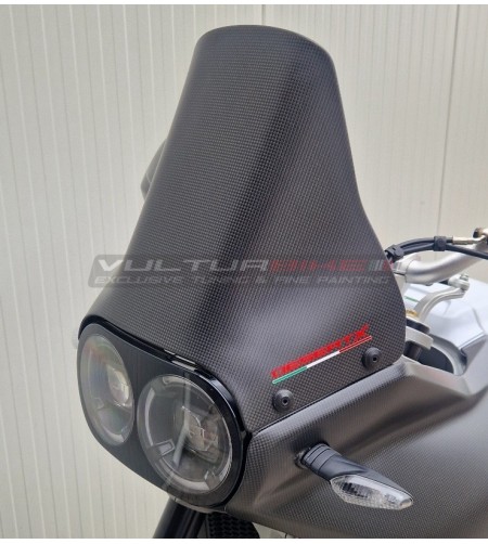 Pantalla deportiva de carbono para Ducati DesertX