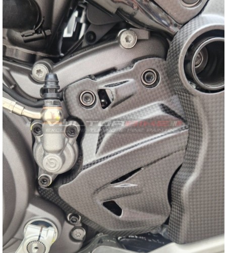 Coperchio pignone in carbonio per Ducati DesertX