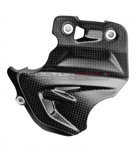 Coperchio pignone in carbonio per Ducati DesertX