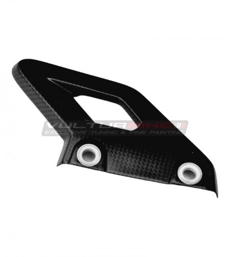 Aleta de cadena inferior de carbono para Ducati DesertX