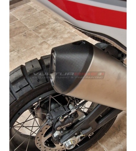 Couvercle silencieux d’échappement carbone pour Ducati DesertX